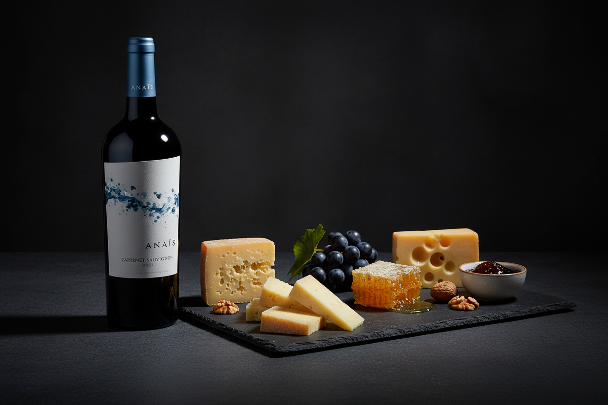 Cab Sauv con Quesos Semiduros