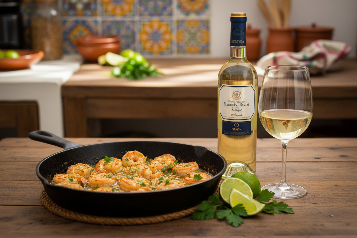 Camarones al mojo de ajo