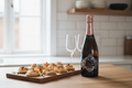 Canapés de salmón con Bartenura Rosé