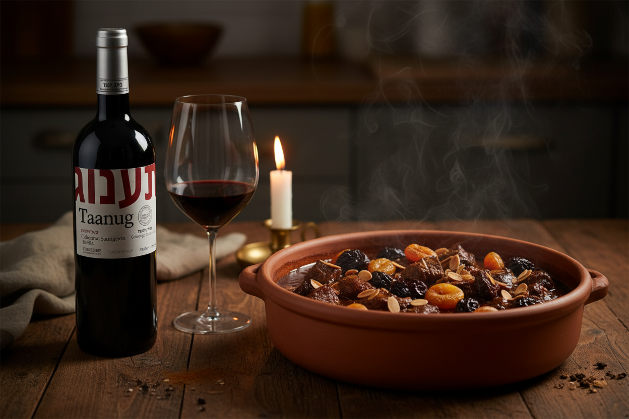 Carne con ciruelas y frutos secos