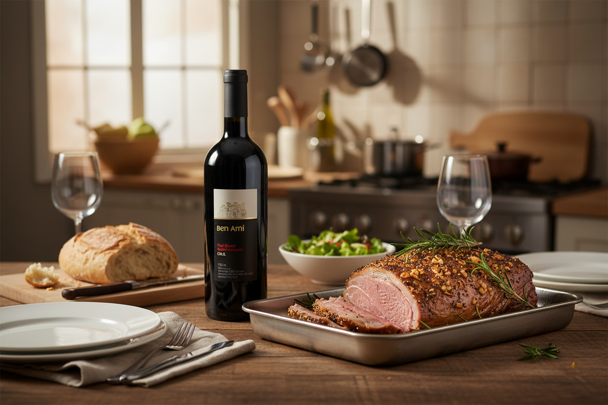 Carnes asadas con Ben Ami Cabernet Sauvignon