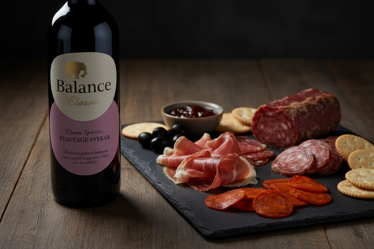 Carnes frías con Pinotage Syrah