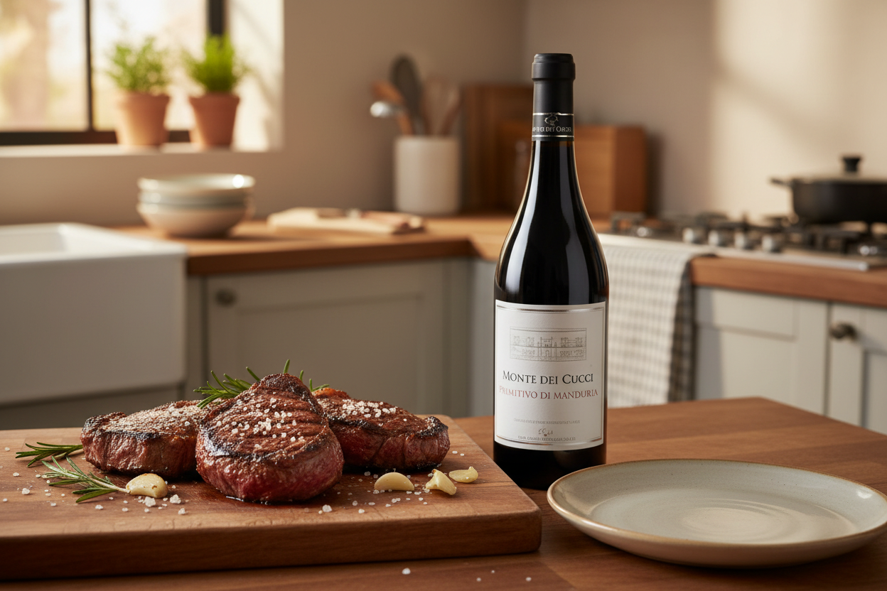 Carnes rojas con Monte dei Cocci