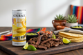Carnita asada con Chardonnay Courage