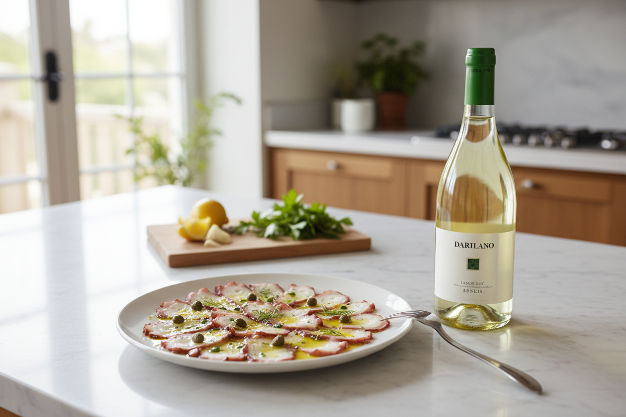 Carpaccio de pulpo