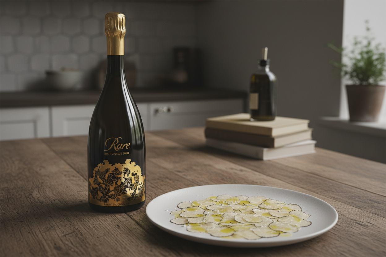 Carpaccio de trufa blanca