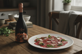 Carpaccio de venado