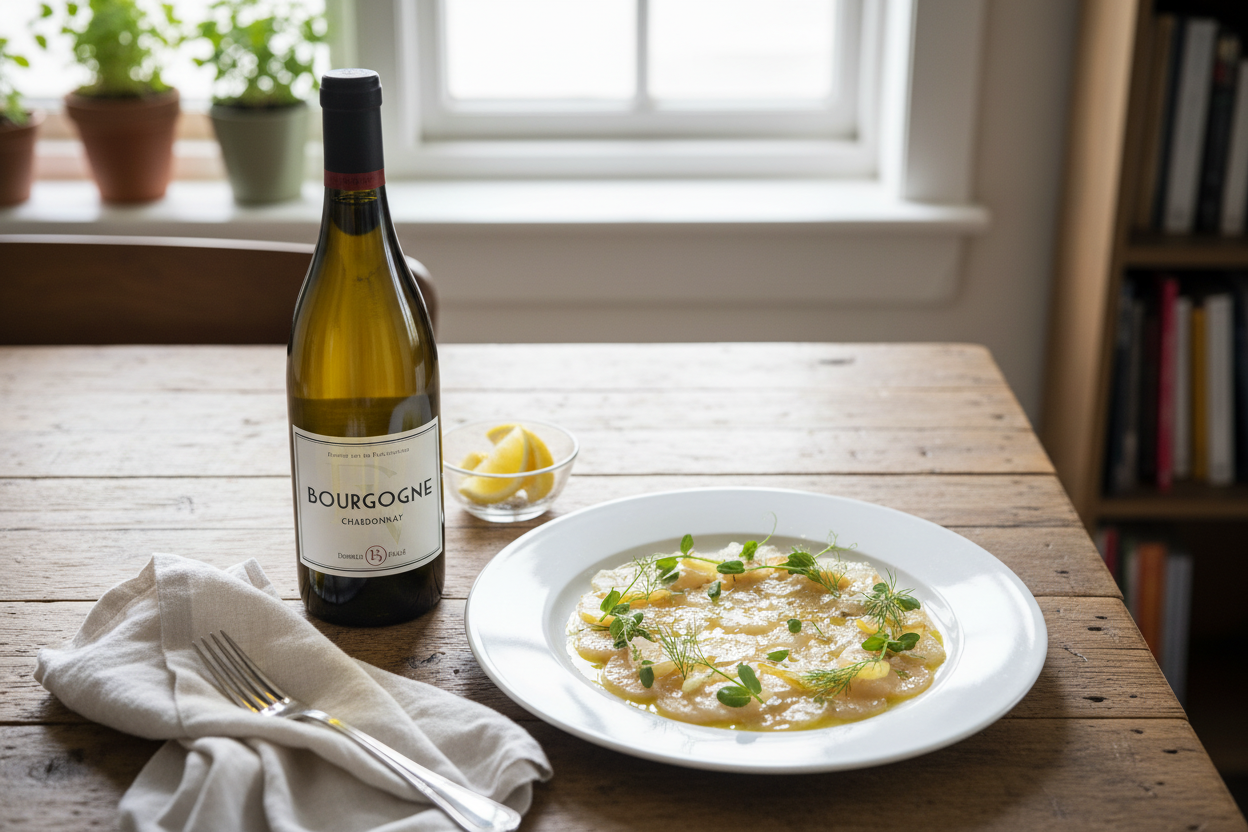 Carpaccio de vieiras