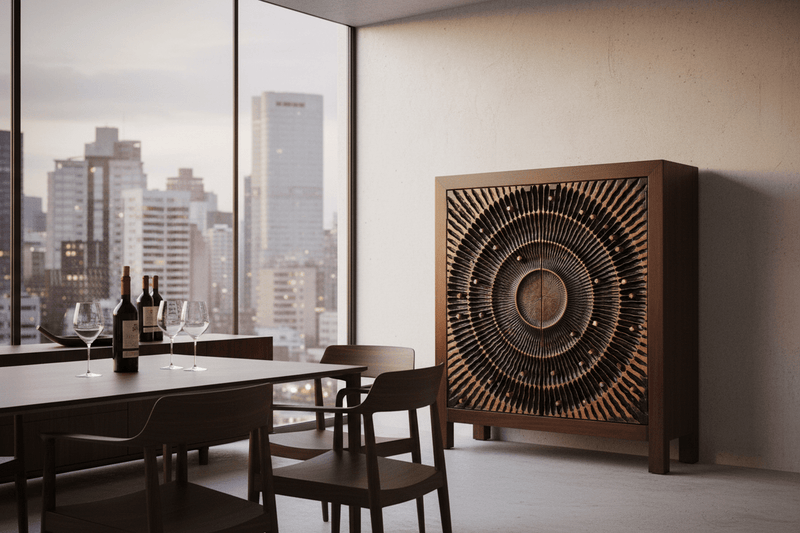 Cava de madera para vinos modelo Bar Sol - La Cava