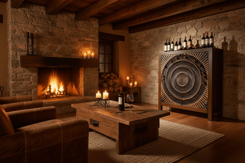 Cava de madera para vinos modelo Bar Sol - La Cava