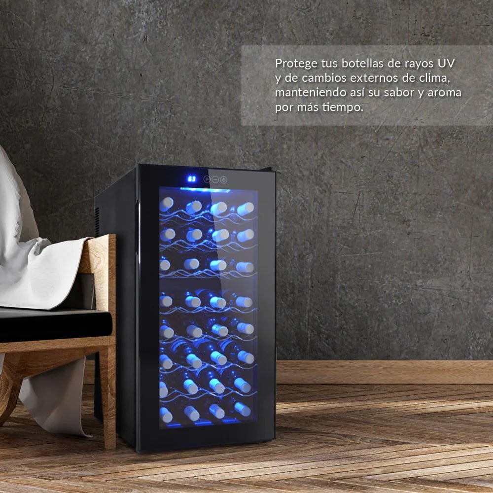 Cava de Vinos Refrigerador 32 Botellas Gustark - La Cava
