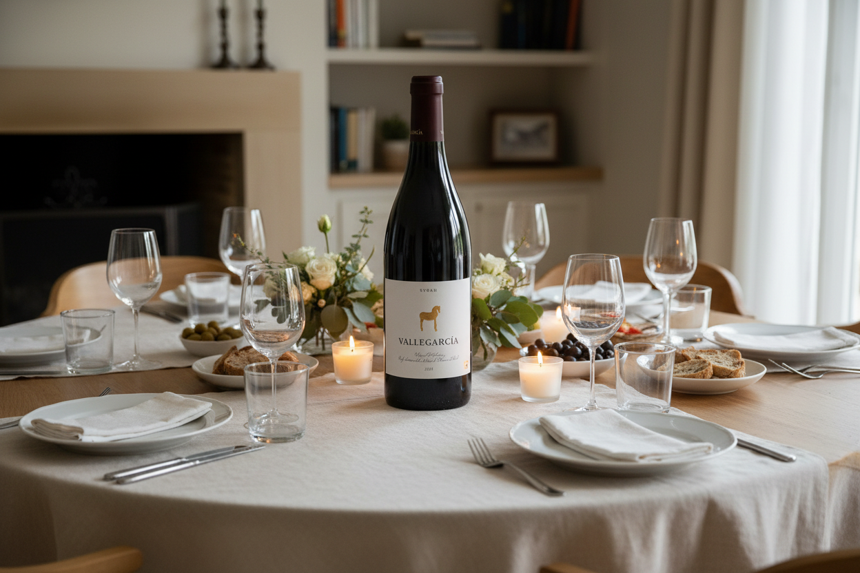 Centro de mesa - Vallegarcía Syrah Doble Magnum 3L