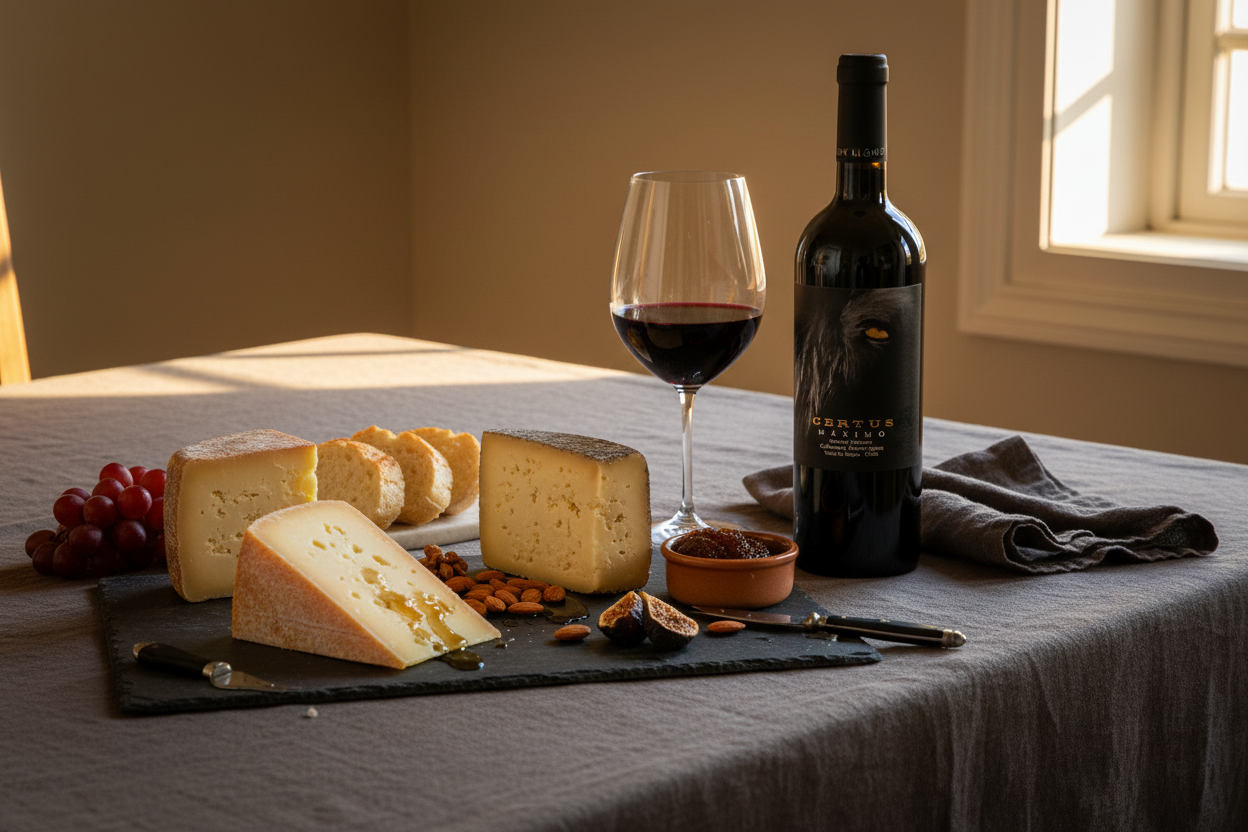 Certus Máximo Tempranillo & Garnacha España - Quesos Curados Intensos