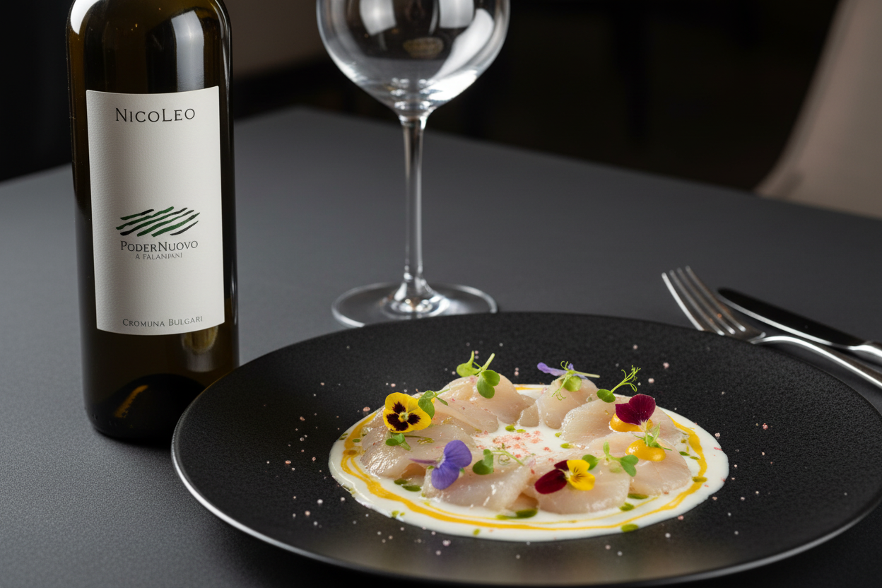 Ceviche de callo de hacha con Nicoleo