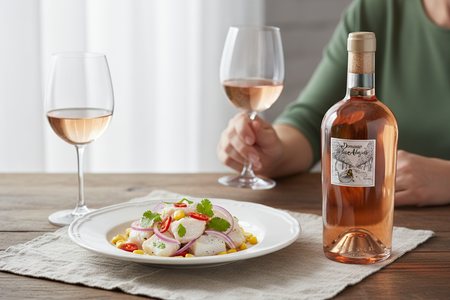 Ceviche de pescado blanco