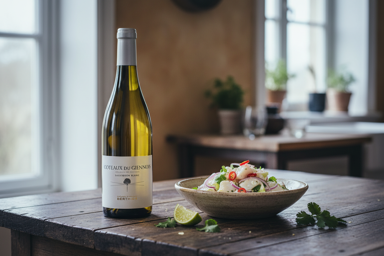 Ceviche de pescado blanco