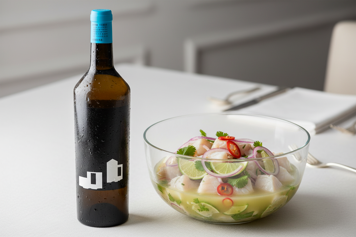 Ceviches con lima con Viticultores Althay