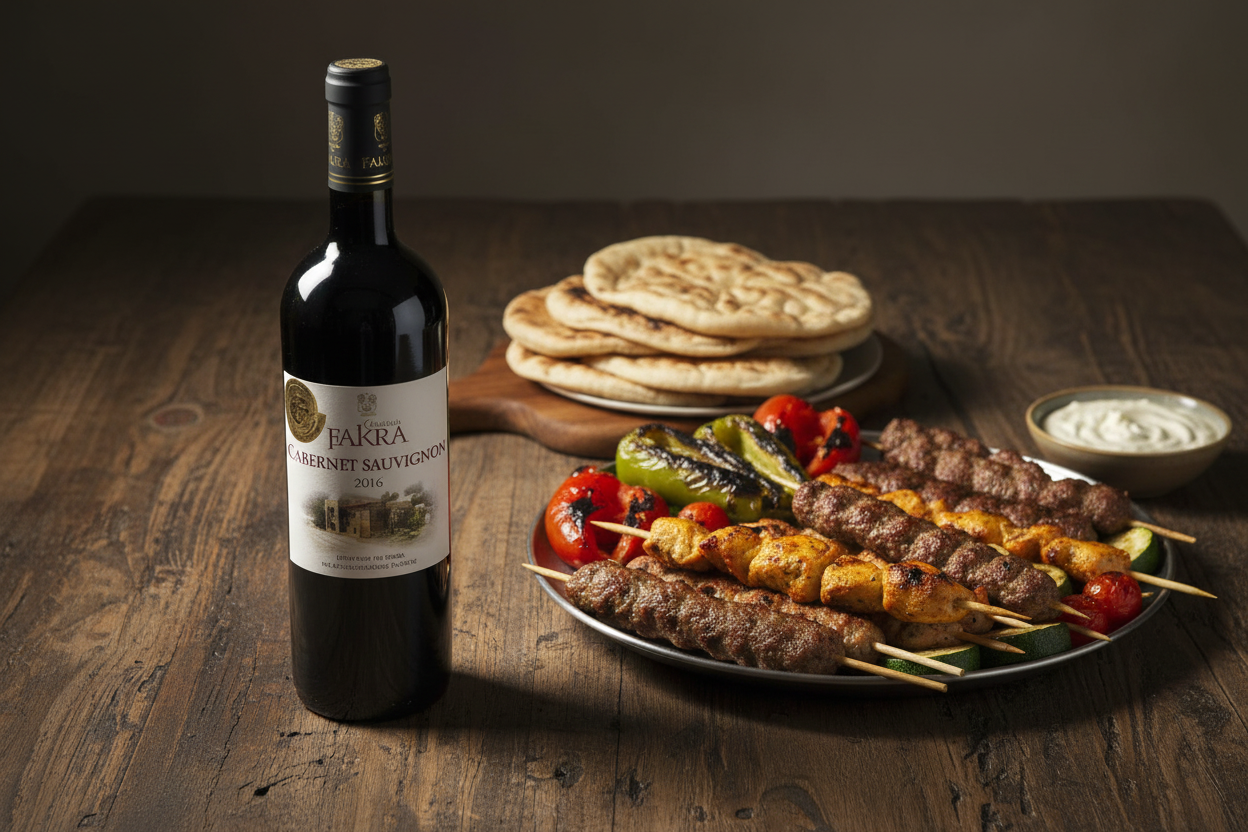 Château Fakra Cabernet con mashawi