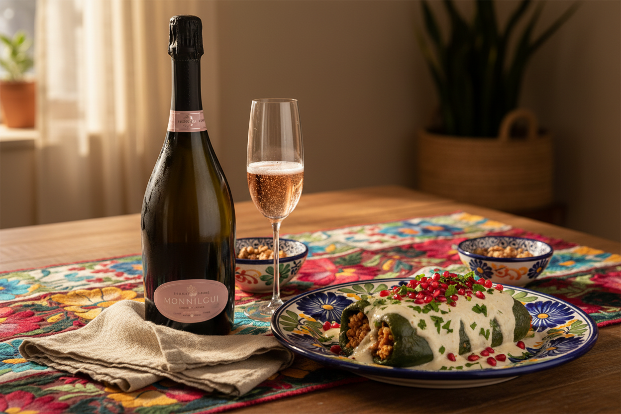 Champagne Charles Legend Brut Rosé - Chile en Nogada