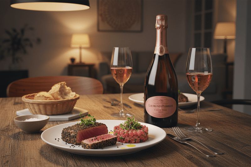Champagne Laurent Perrier Cuvée Rosé 750ml - La Cava