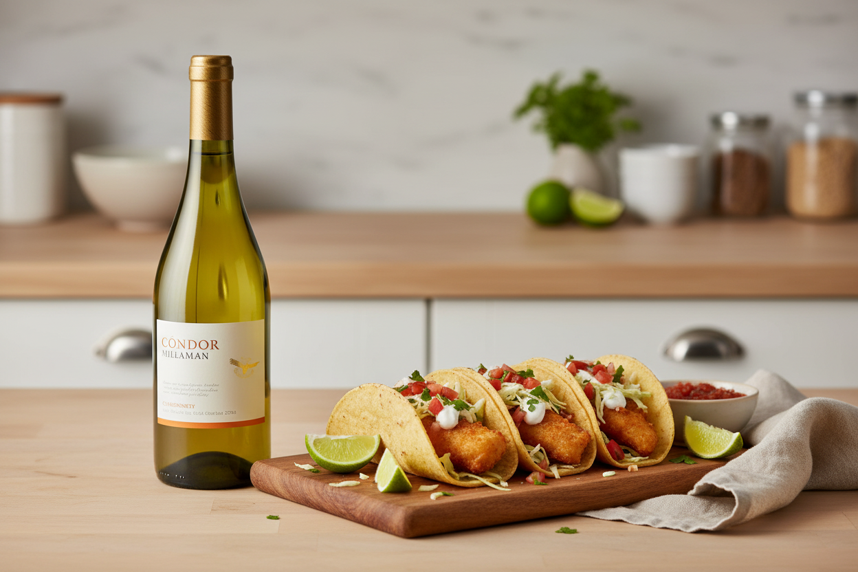 Chardonnay Joven Chile Tacos Ensenada