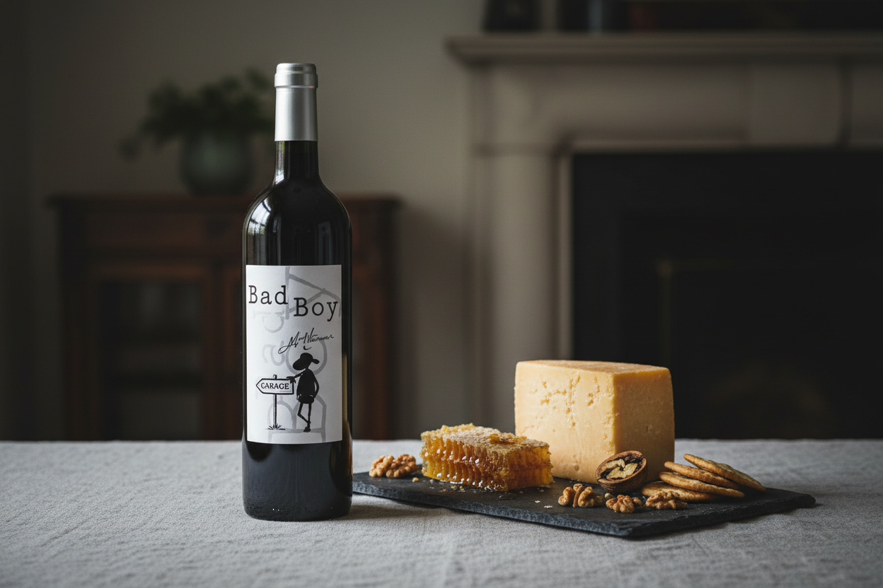 Cheddar artesanal — Thunevin Bad Boy 2016