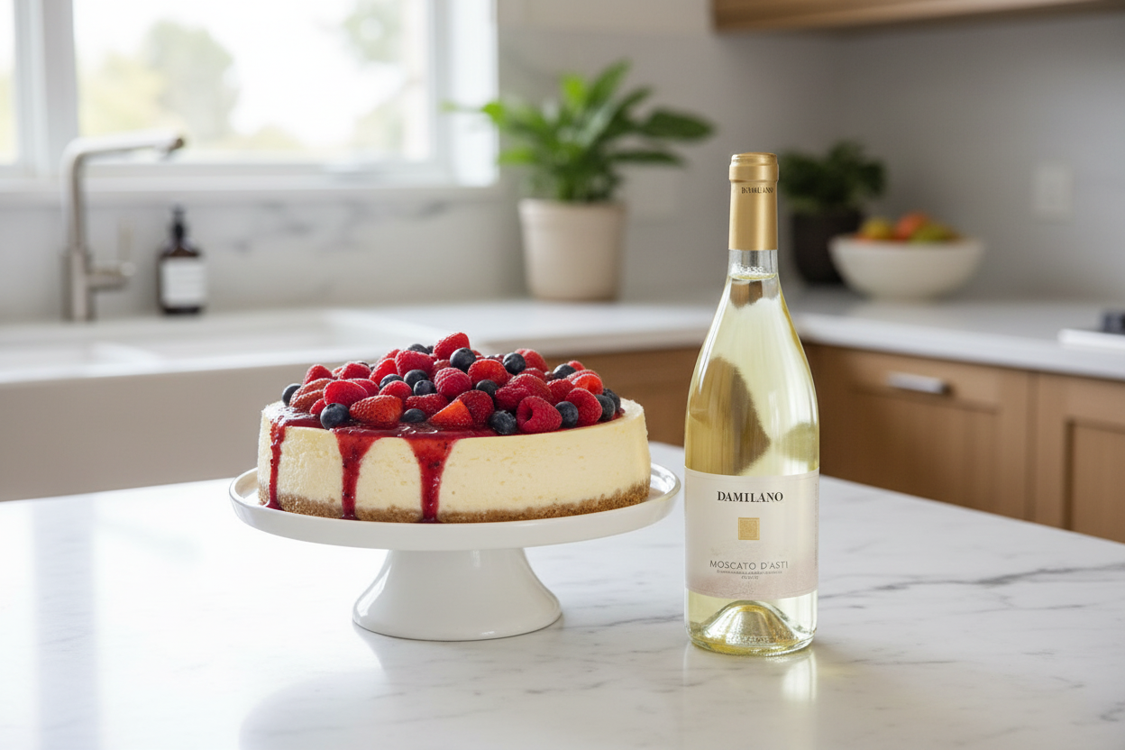 Cheesecake con frutos rojos