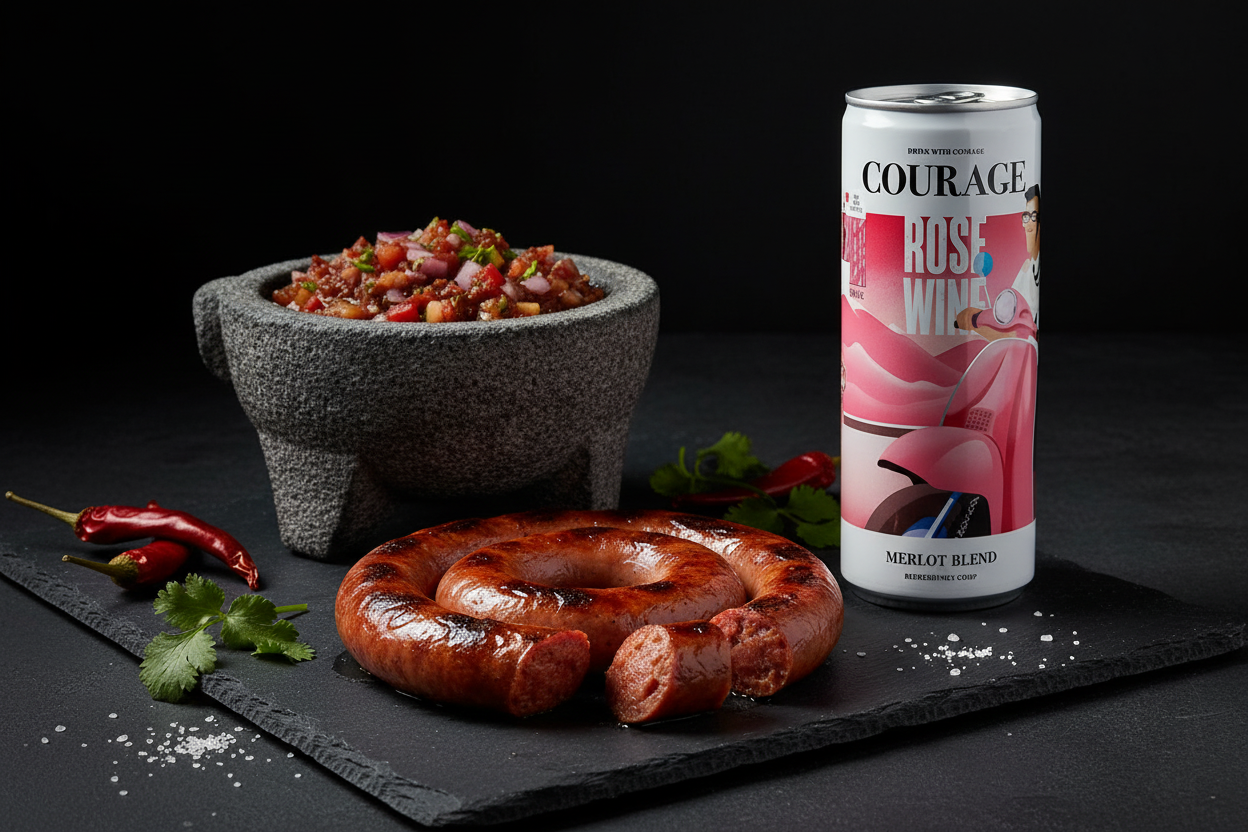 Chistorra con Rosado Merlot Courageslider_item_HiMBLA