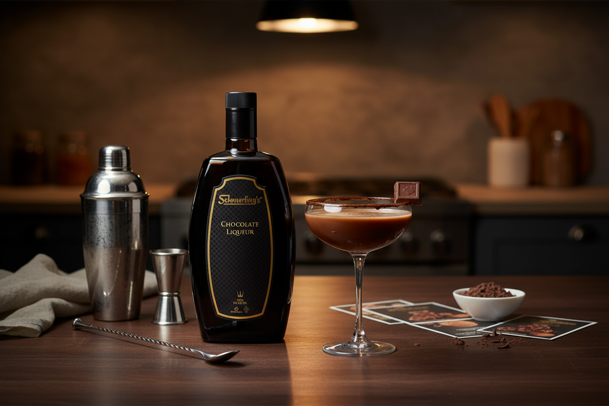 Chocolate Martini suizo con Schmerling's Dark