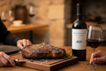 Chuletón a la brasa con Priorat