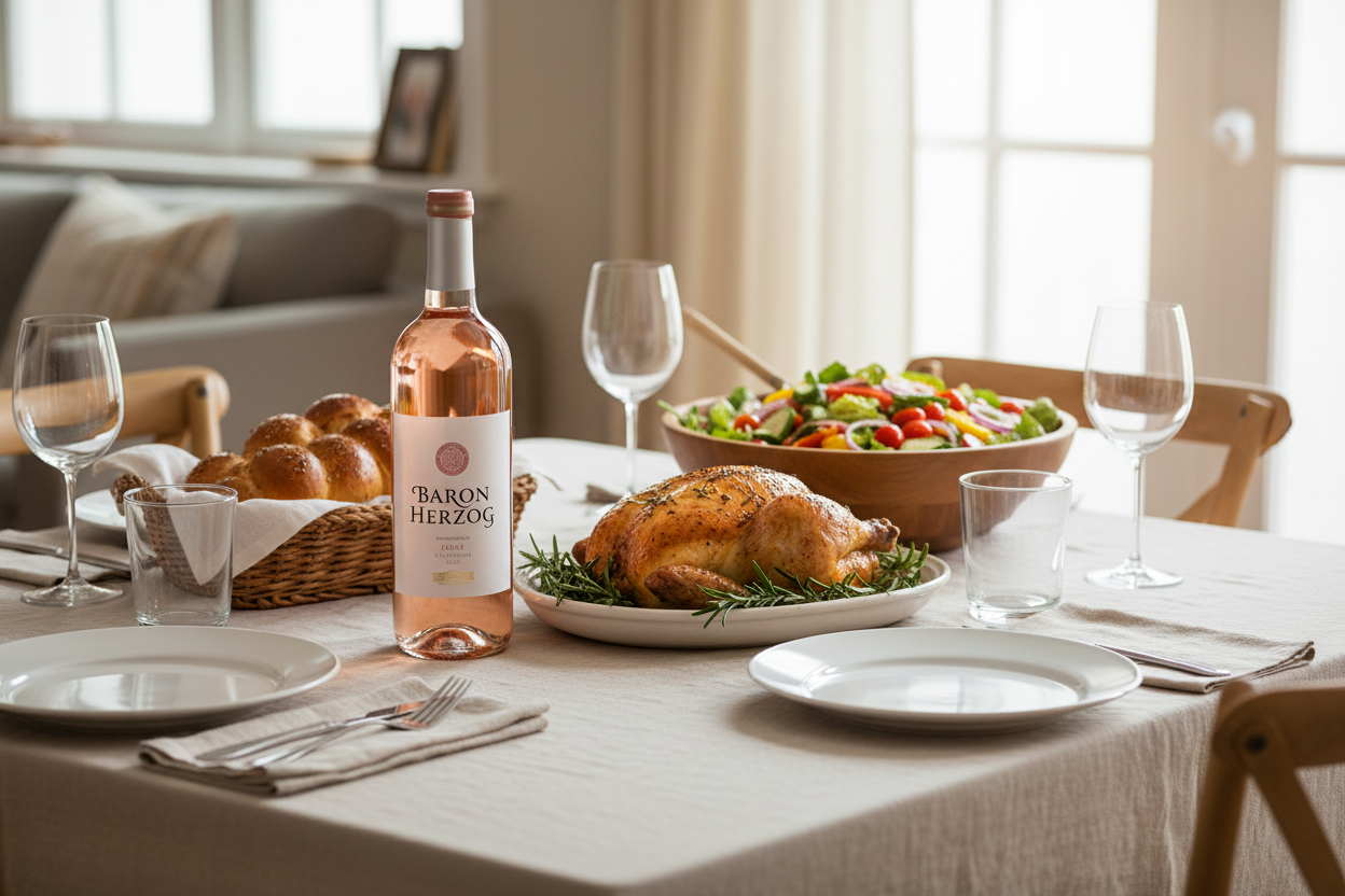 Cocina Kosher con Baron Herzog Rosé