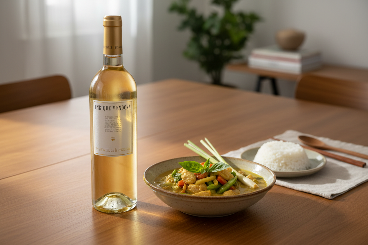 Cocina tailandesa con Moscatel de la Marina 2021