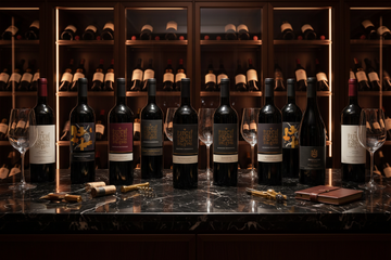 Colección de vinos ultra-premium más de $2,500