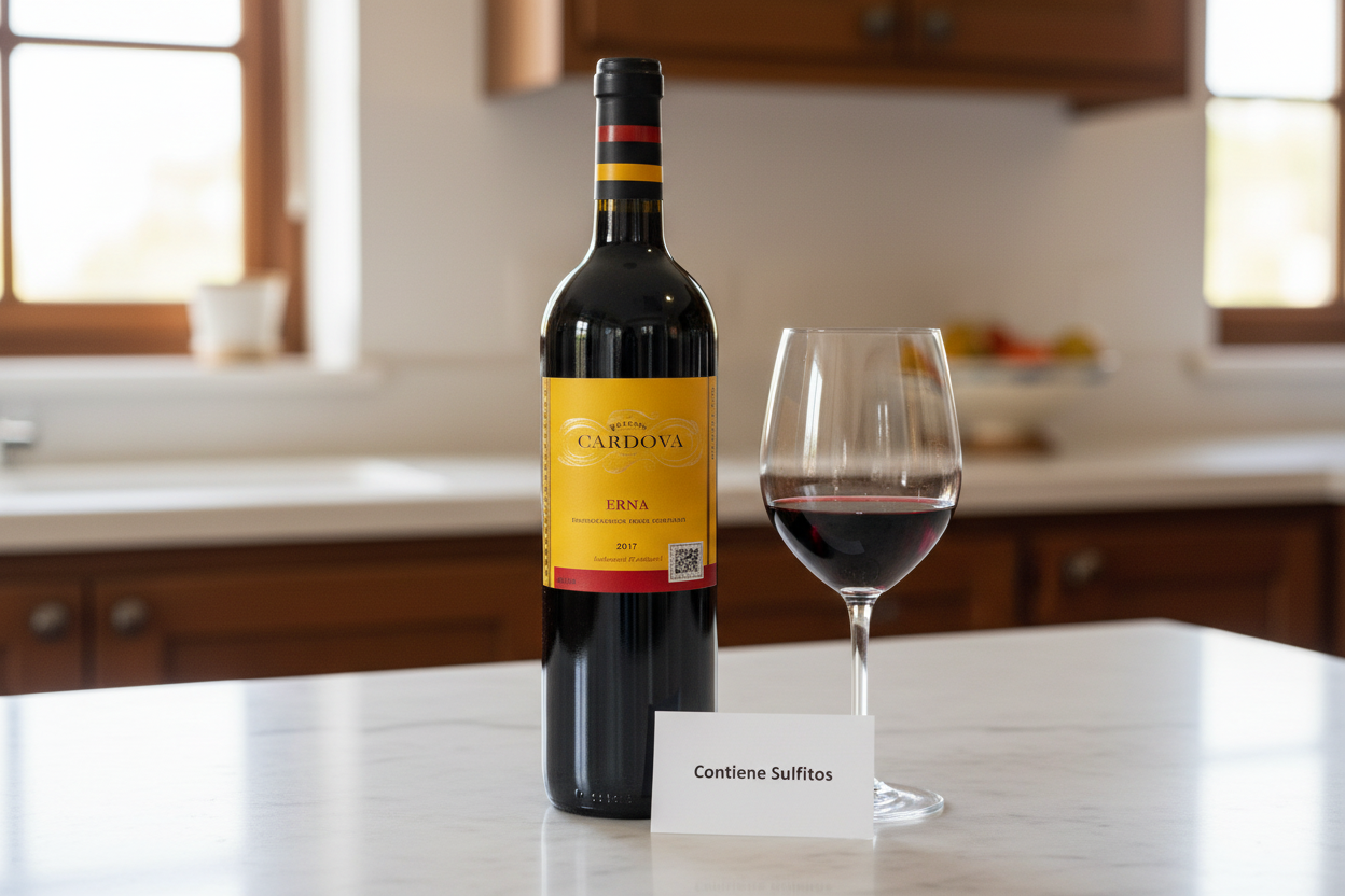 Contiene sulfitos — Ramón Cardova Rioja