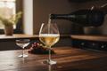 Copa amplia champagne