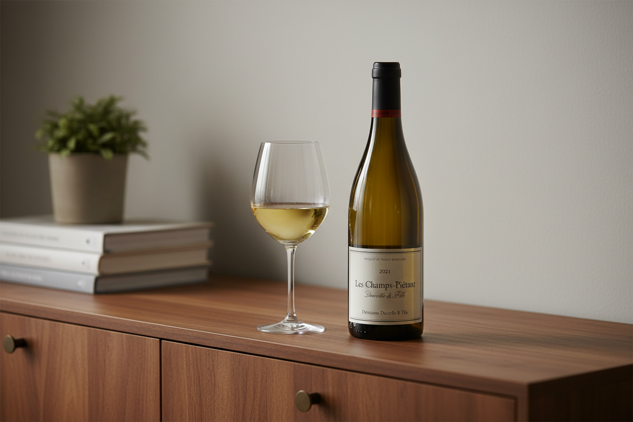 Copa amplia de Chardonnay