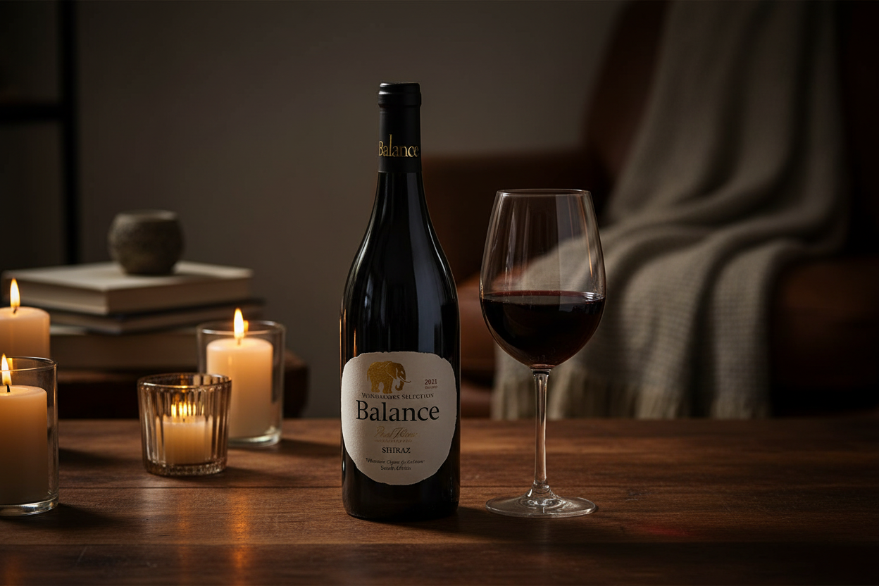Copa casual con Winemakers Shiraz