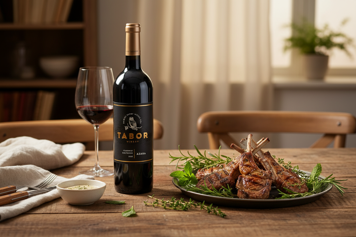 Cordero a la plancha con hierbas