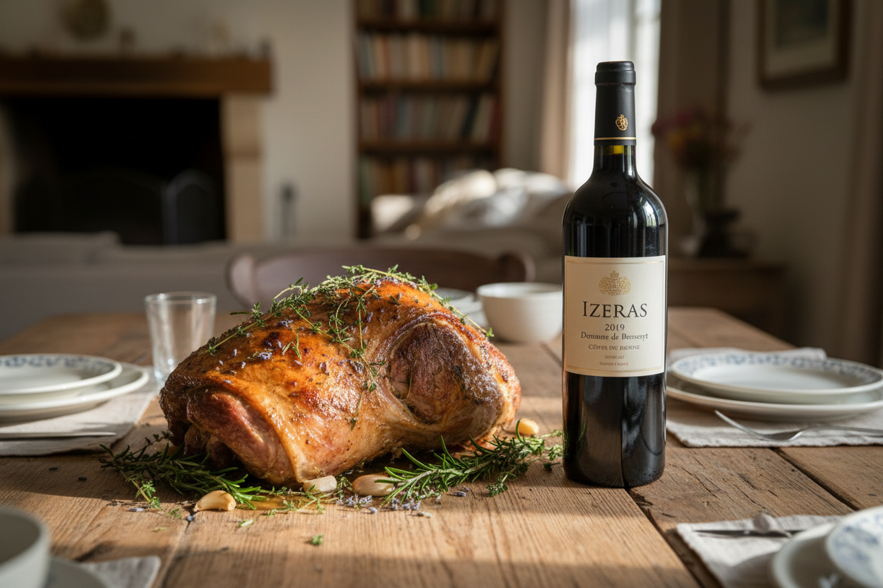 Cordero al horno con hierbas provenzales