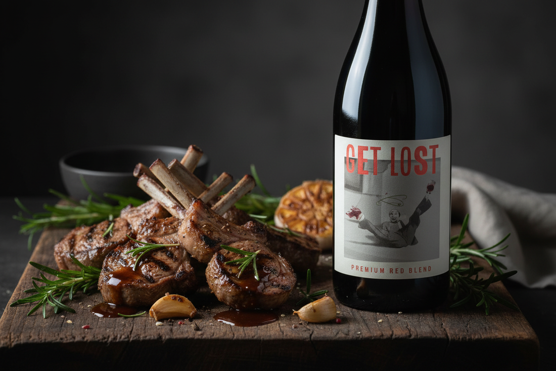 Vino Tinto Get Lost Premium Red Shiraz Pinotage Wester Cape - Vino de Sudáfrica