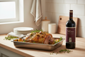 Cordero mediterráneo al horno