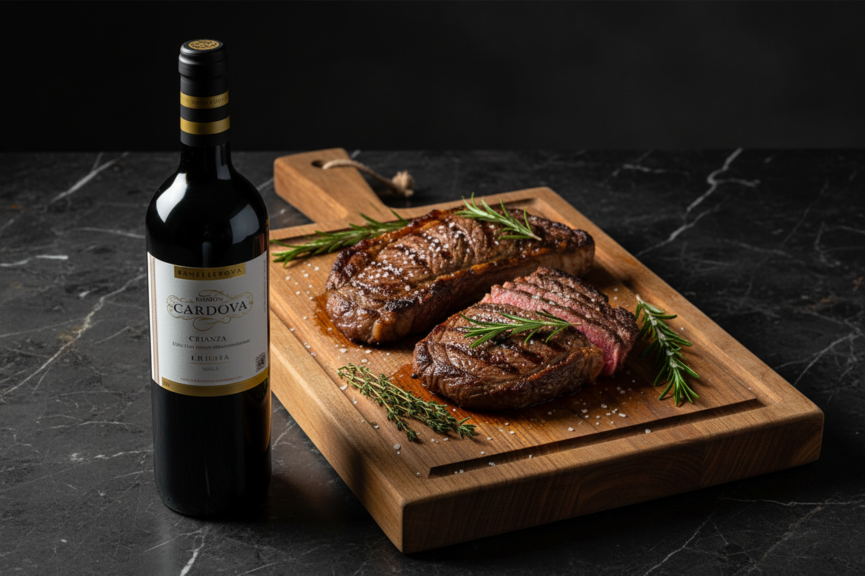 Cortes a la parrilla — Ramón Cardova Crianza