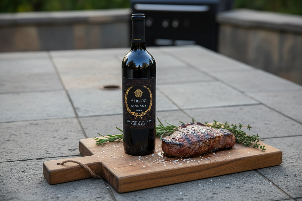 Cortes de carne roja — Herzog Lineage Cabernet Sauvignon
