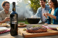 Cortes de res a la brasa con Barkan Classic Petite Sirah