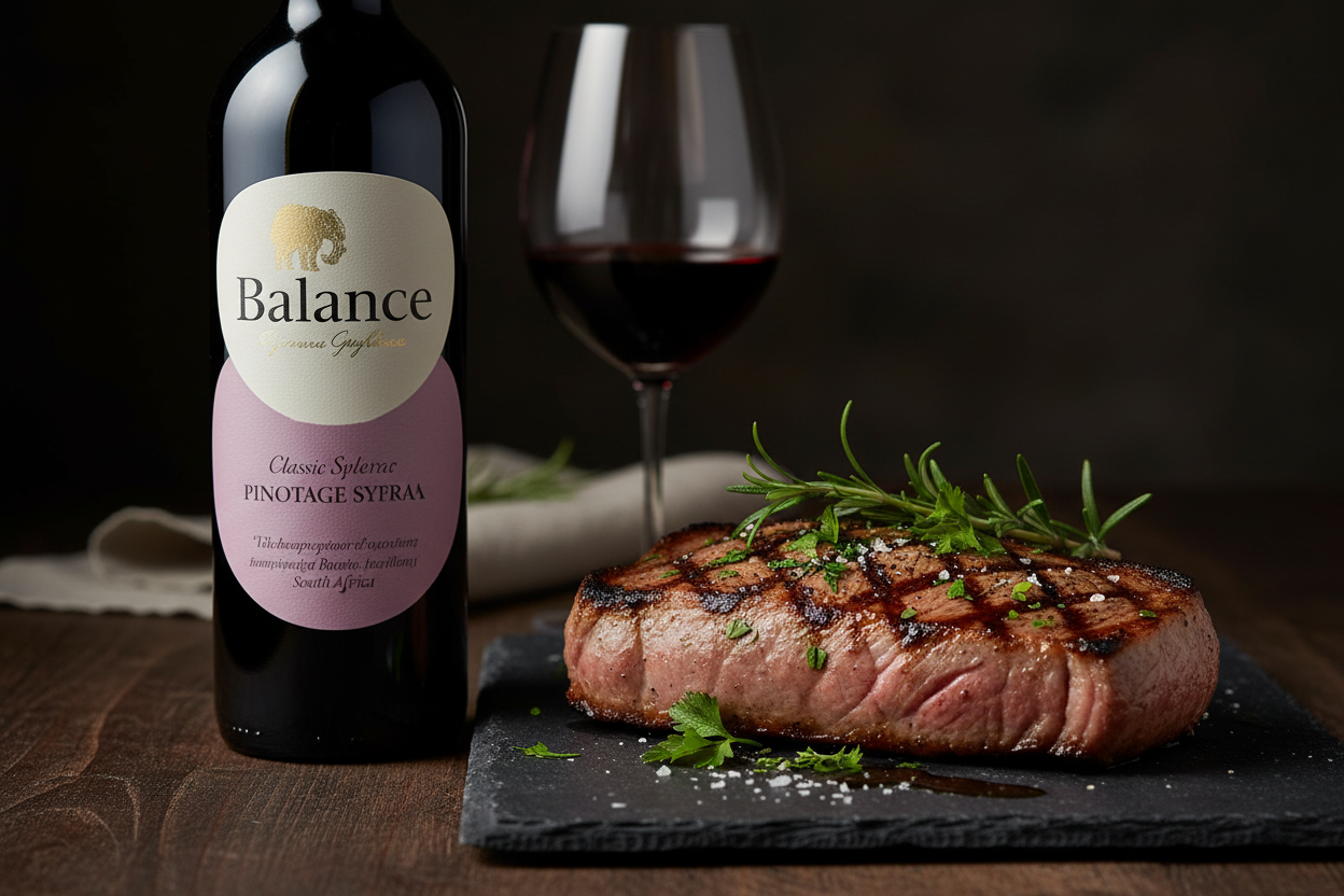 Cortes ligeros con Pinotage Syrah