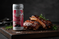 Costillitas con Rosado Merlot Courage