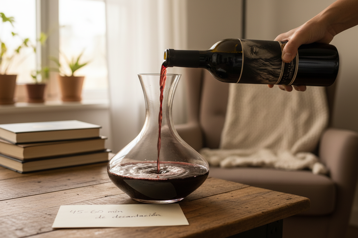 Decantación 45-60 minutos