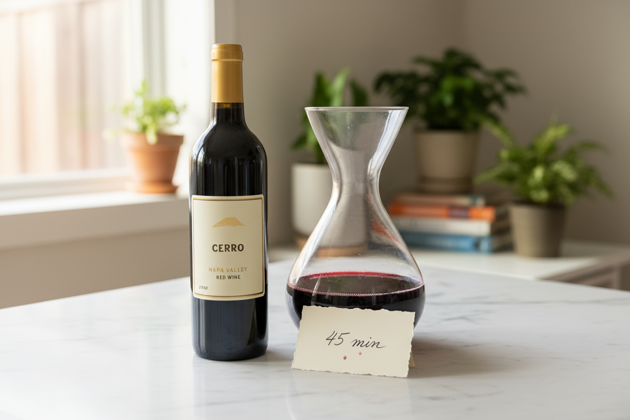 Decantación 45 minutos