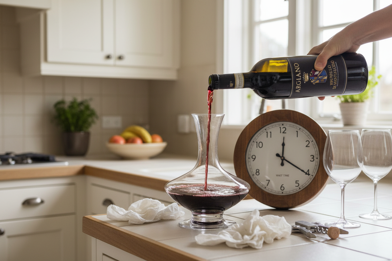 Decantación con Brunello Magnum