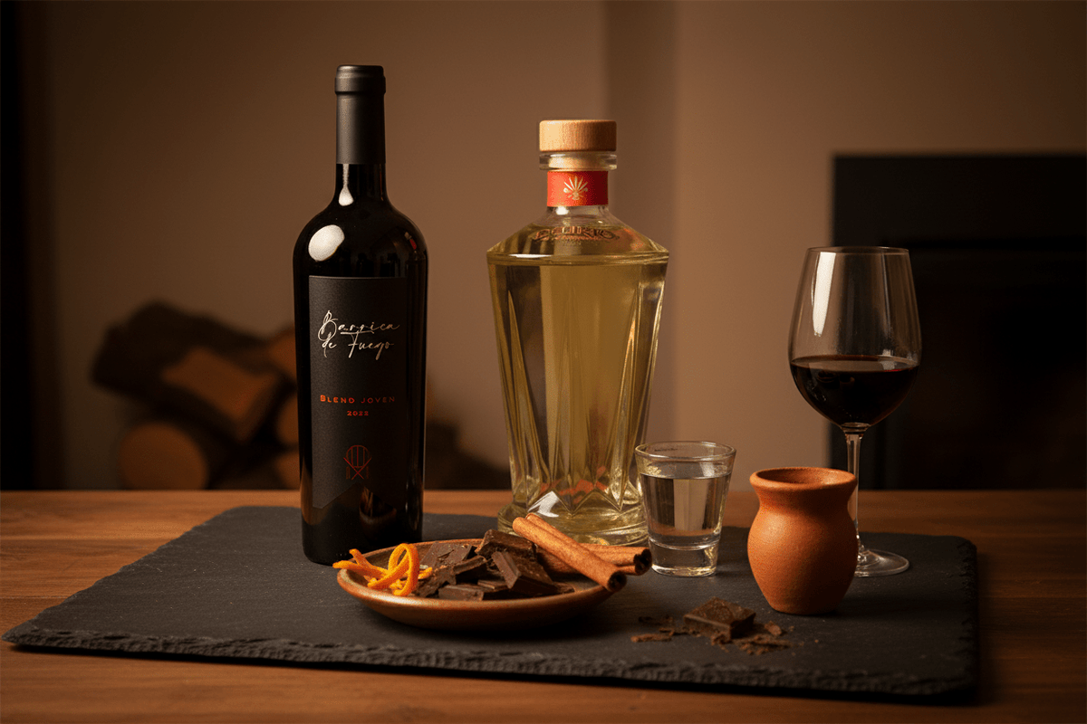 Delirio & Fuego: Dúo Artesanal Mexicano Vino y Mezcal - La Cava